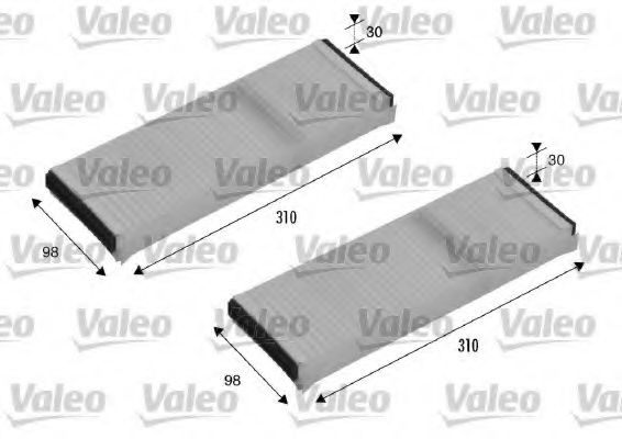 VALEO Filter, cabin air 10145543 - VALEO