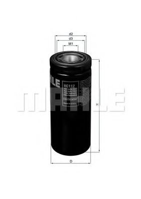 MAHLE Hydraulic Filter, automatic transmi 11082078 - MAHLE