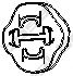 BOSAL Rubber Strip, exhaust system 11651187 - BOSAL