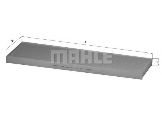 MAHLE Filter, interior air 11663957 - MAHLE