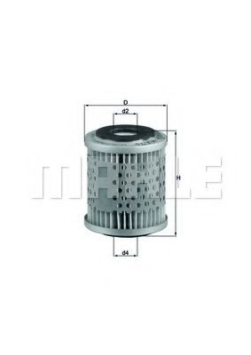 MAHLE Fuel filter 11663788 - MAHLE