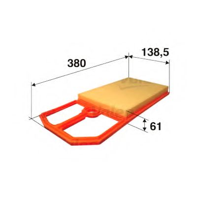 VALEO Air Filter 11180983 - VALEO