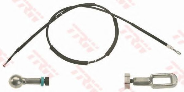TRW Cable, parking brake 10698494 - TRW