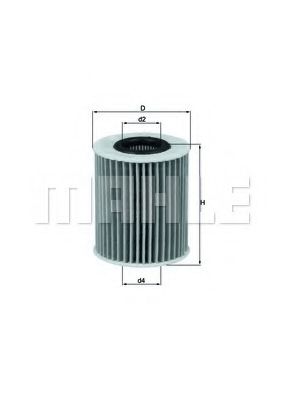 MAHLE Oil Filter 11665003 - MAHLE
