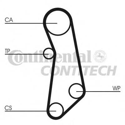 CONTINENTAL CTAM Timing Belt Set 3002579 - CONTINENTAL CTAM