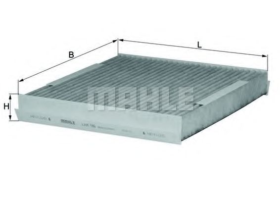 MAHLE Filter, interior air 11663980 - MAHLE