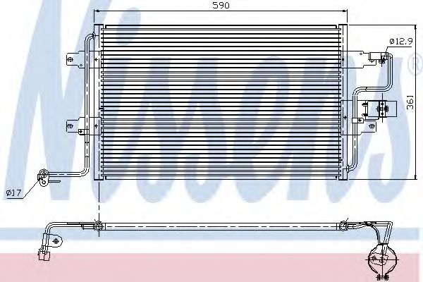 NISSENS Condenser, air conditioning 10373566 - NISSENS
