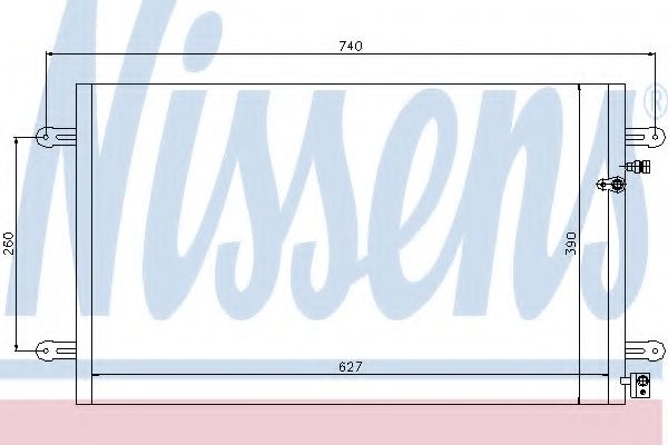 NISSENS Condenser, air conditioning 10373933 - NISSENS