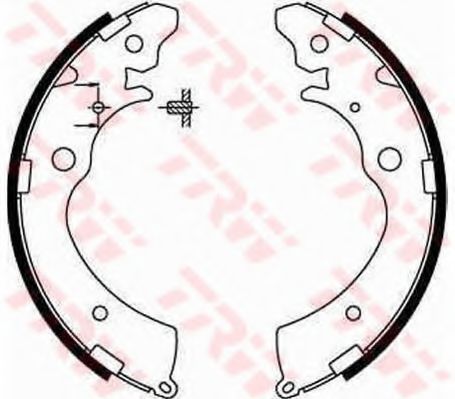 TRW Brake Shoe Set 10699726 - TRW