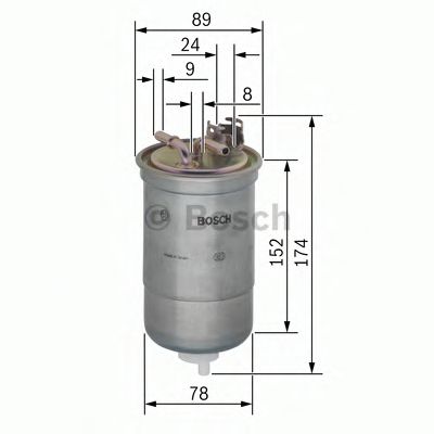 BOSCH Fuel filter 10099750 - BOSCH