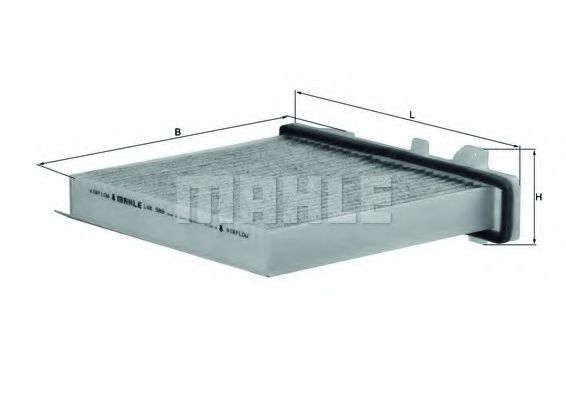 MAHLE Filter, interior air 11664038 - MAHLE