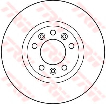 TRW Brake Disc 10707793 - TRW