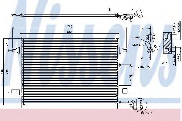NISSENS Condenser, air conditioning 10373836 - NISSENS