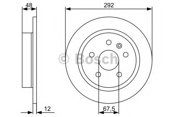 BOSCH Brake Disc 10330922 - BOSCH
