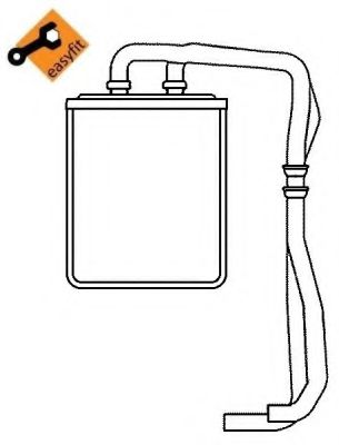 NRF Heat Exchanger, interior heating 11544509 - NRF