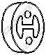 BOSAL Rubber Strip, exhaust system 11651106 - BOSAL