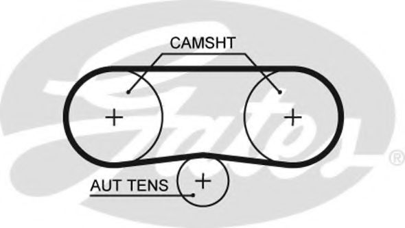GATES Timing Belt 11421269 - GATES