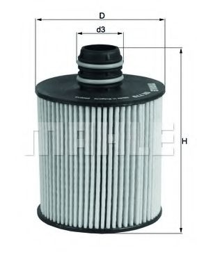 MAHLE Oil Filter 11083222 - MAHLE