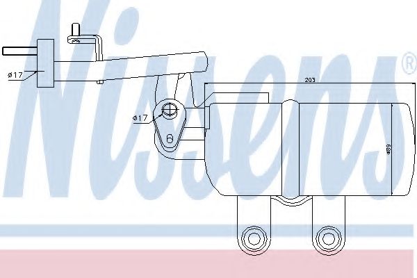 NISSENS Dryer, air conditioning 10374472 - NISSENS