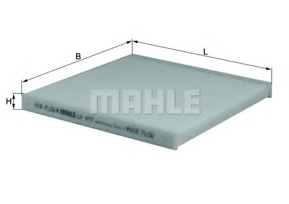 MAHLE Filter, interior air 11663928 - MAHLE