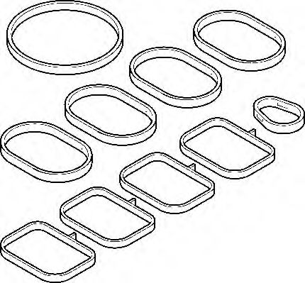 ELRING Gasket Set, intake manifold 11415320 - ELRING