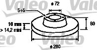 VALEO Brake Disc 10131594 - VALEO