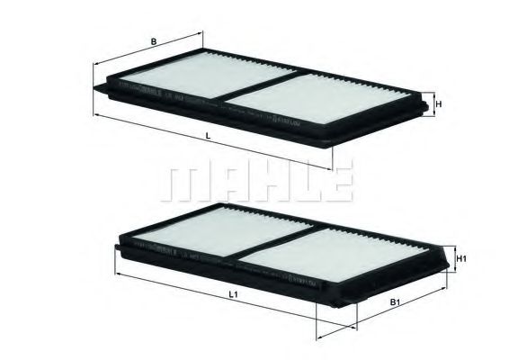 MAHLE Filter, interior air 13180271 - MAHLE