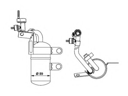 NRF Dryer, air conditioning 11541679 - NRF