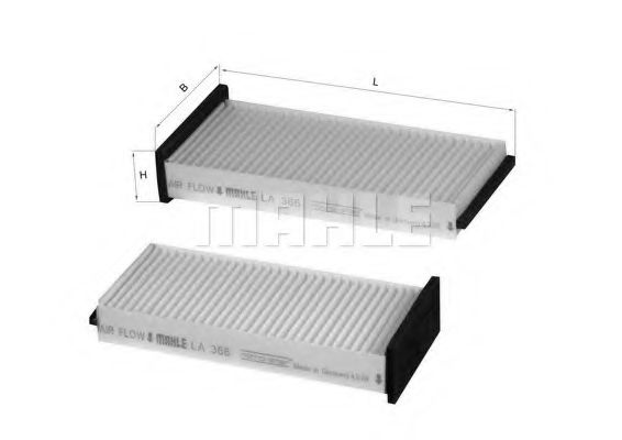 MAHLE Filter, interior air 13180265 - MAHLE