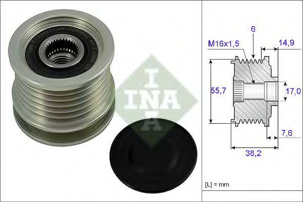 INA Alternator Freewheel Clutch 4436562 - INA