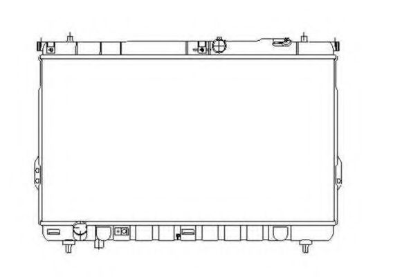 NRF Radiator, engine cooling 11543965 - NRF