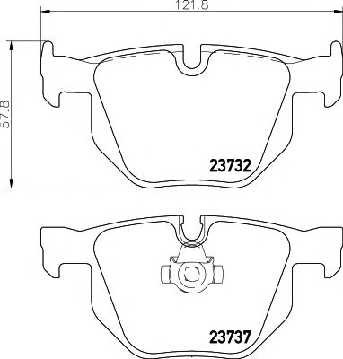 TEXTAR Brake Pad Set, disc brake 11422921 - TEXTAR