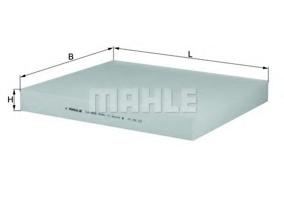 MAHLE Filter, interior air 11663947 - MAHLE