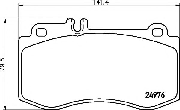 TEXTAR Brake Pad Set, disc brake 11423146 - TEXTAR