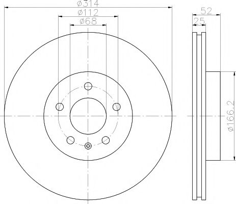 TEXTAR Brake Disc 12227751 - TEXTAR