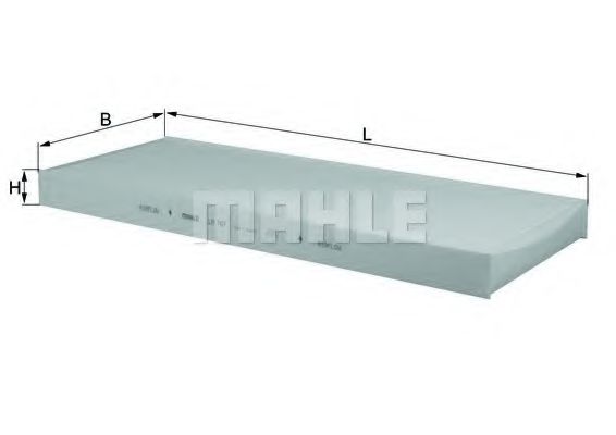 MAHLE Filter, interior air 11663811 - MAHLE