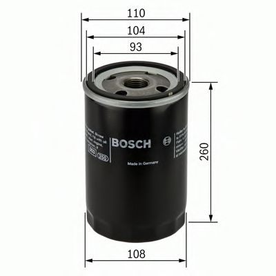 BOSCH Oil Filter 10109103 - BOSCH