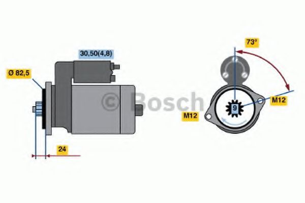 BOSCH Starter 10224180 - BOSCH
