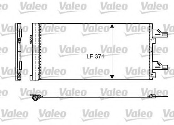 VALEO Condenser, air conditioning 10231938 - VALEO