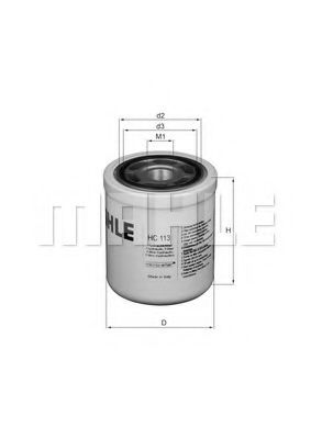 MAHLE Hydraulic Filter, automatic transmi 11663487 - MAHLE