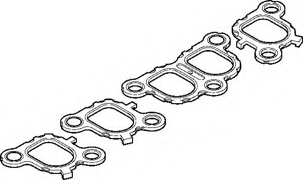 ELRING Gasket Set, intake manifold 11657596 - ELRING