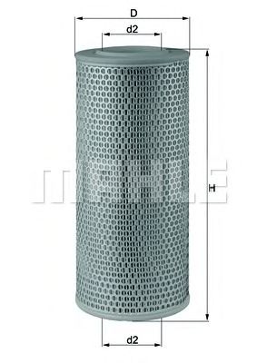 MAHLE Air Filter 4646264 - MAHLE