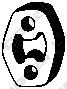 BOSAL Rubber Strip, exhaust system 11650982 - BOSAL
