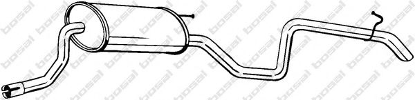 BOSAL End Silencer 11417672 - BOSAL