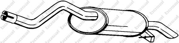 BOSAL End Silencer 11808322 - BOSAL
