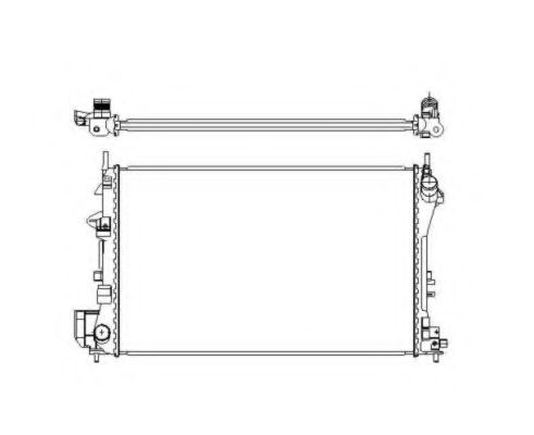 NRF Radiator, engine cooling 11601532 - NRF