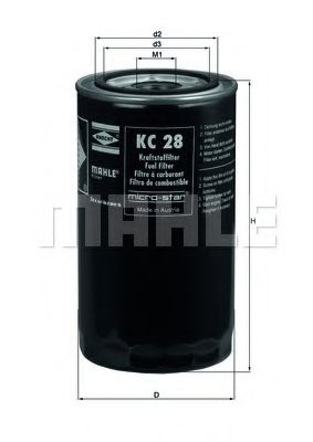 MAHLE Fuel filter 11663553 - MAHLE