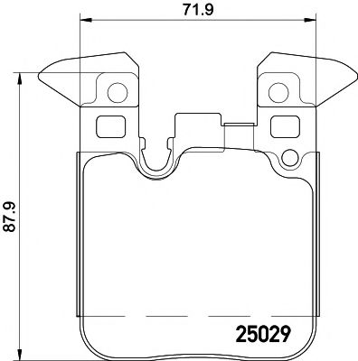 TEXTAR Brake Pad Set, disc brake 12172498 - TEXTAR