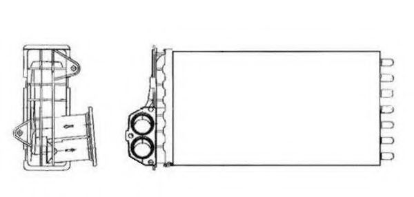 NRF Heat Exchanger, interior heating 11544199 - NRF