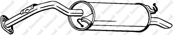 BOSAL End Silencer 11417640 - BOSAL